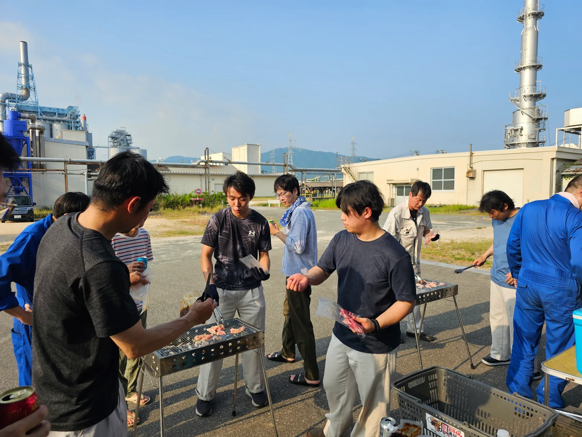 社内BBQ開催02