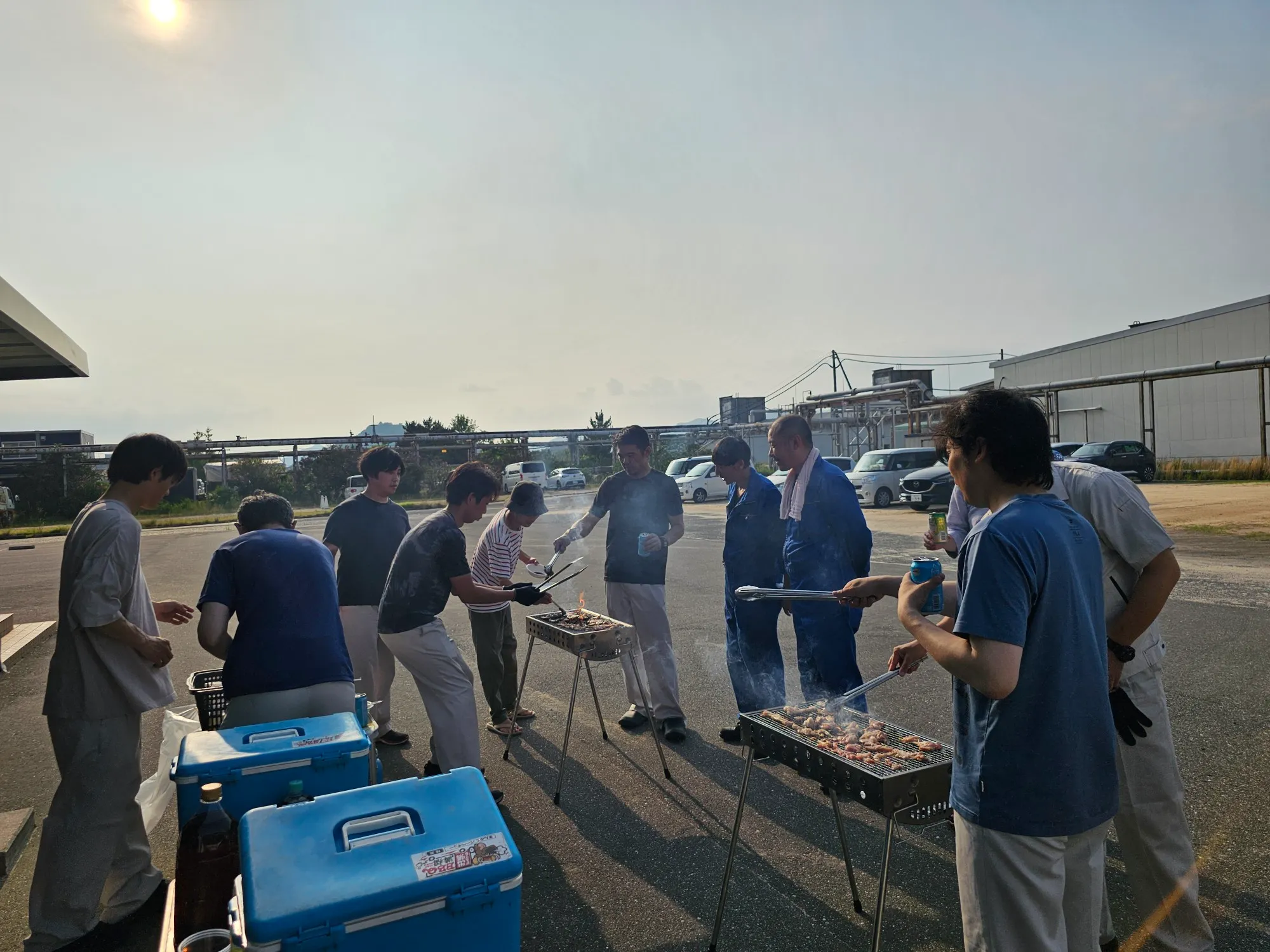 社内BBQ開催03