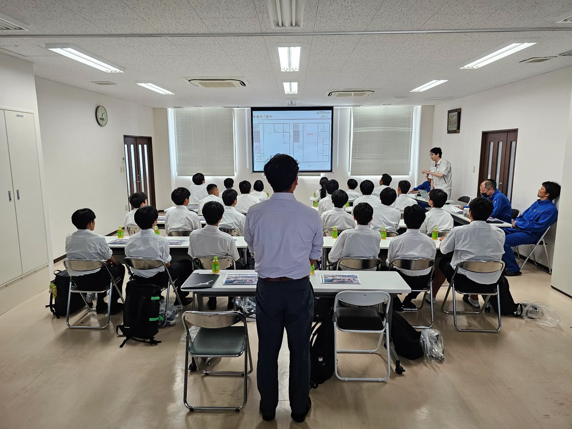 山口県下関工科高等学校 工場見学01